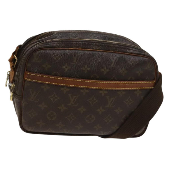 LOUIS VUITTON Monogram Reporter PM Shoulder Bag M45254 LV Auth bs27024