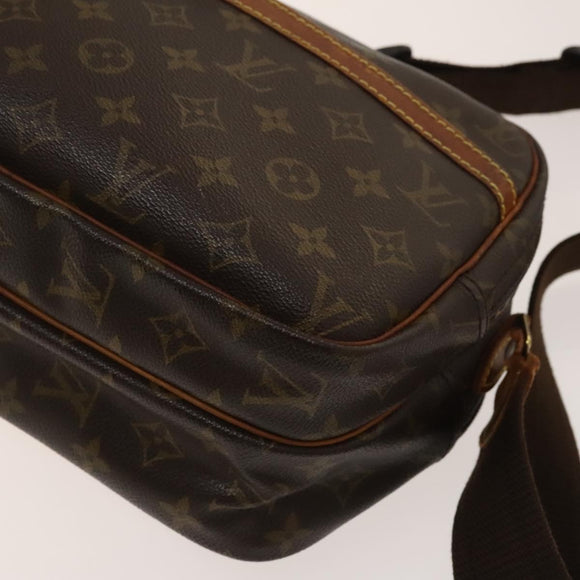 LOUIS VUITTON Monogram Reporter PM Shoulder Bag M45254 LV Auth bs27024
