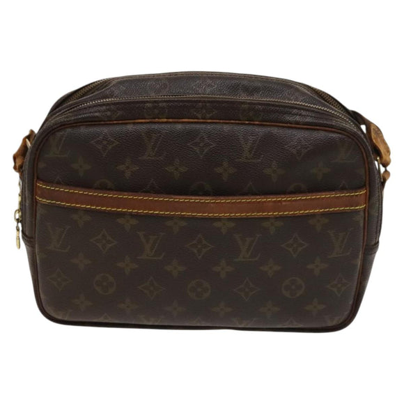 LOUIS VUITTON Monogram Reporter PM Shoulder Bag M45254 LV Auth bs27024