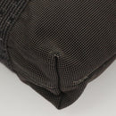 HERMES Her Line Kabas Tote Bag Canvas Gray Silver Auth bs27028-14