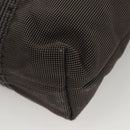 HERMES Her Line Kabas Tote Bag Canvas Gray Silver Auth bs27028-16