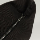 HERMES Her Line Kabas Tote Bag Canvas Gray Silver Auth bs27028-10