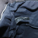 HERMES Her Line Kabas Tote Bag Canvas Gray Silver Auth bs27028-17