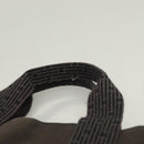 HERMES Her Line Kabas Tote Bag Canvas Gray Silver Auth bs27028-8