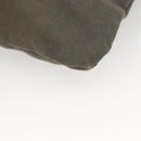 HERMES Fourre Tout Porte Documents Business Bag Canvas Gray Silver Auth bs27029-12