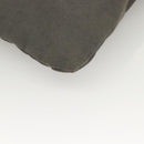 HERMES Fourre Tout Porte Documents Business Bag Canvas Gray Silver Auth bs27029-13