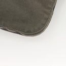 HERMES Fourre Tout Porte Documents Business Bag Canvas Gray Silver Auth bs27029-14