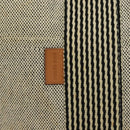 HERMES New Fourre Tout MM Hand Bag Canvas Gray Silver Auth bs27031-14