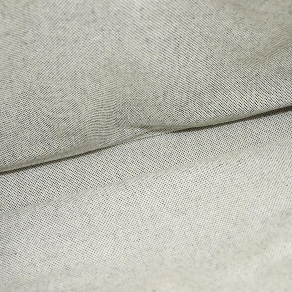 HERMES New Fourre Tout MM Hand Bag Canvas Gray Silver Auth bs27031