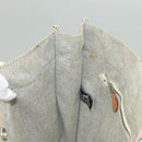 HERMES New Fourre Tout MM Hand Bag Canvas Gray Silver Auth bs27031-19