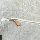 HERMES New Fourre Tout MM Hand Bag Canvas Gray Silver Auth bs27031-20