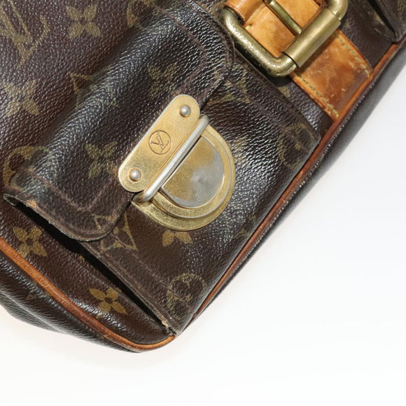 LOUIS VUITTON Monogram Hudson PM Shoulder Bag M40027 LV Auth bs27036