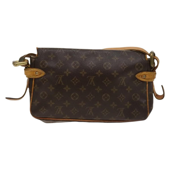 LOUIS VUITTON Monogram Hudson PM Shoulder Bag M40027 LV Auth bs27036
