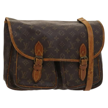 LOUIS VUITTON Monogram Gibeciere GM Shoulder Bag M42246 LV Auth bs27042