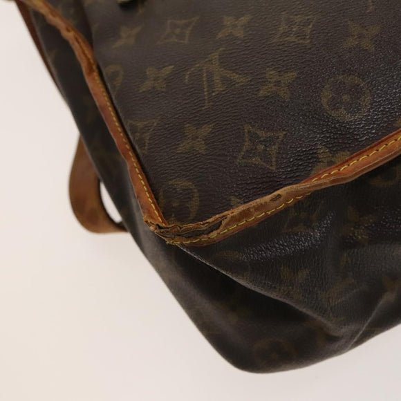 LOUIS VUITTON Monogram Gibeciere GM Shoulder Bag M42246 LV Auth bs27042