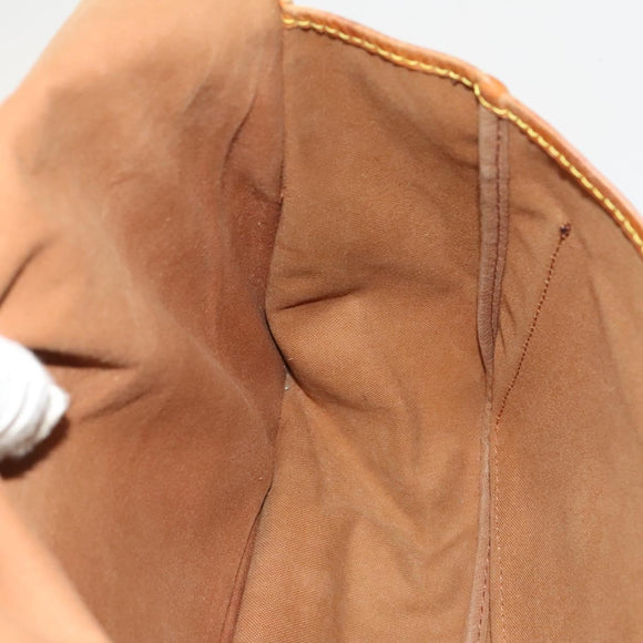 LOUIS VUITTON Monogram Gibeciere GM Shoulder Bag M42246 LV Auth bs27042