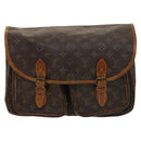 LOUIS VUITTON Monogram Gibeciere GM Shoulder Bag M42246 LV Auth bs27042-13