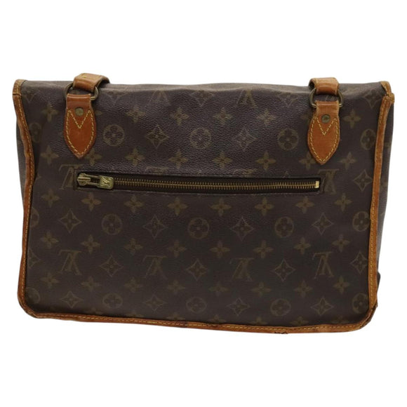 LOUIS VUITTON Monogram Gibeciere GM Shoulder Bag M42246 LV Auth bs27042