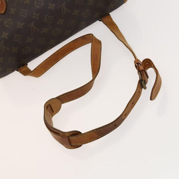 LOUIS VUITTON Monogram Gibeciere GM Shoulder Bag M42246 LV Auth bs27042