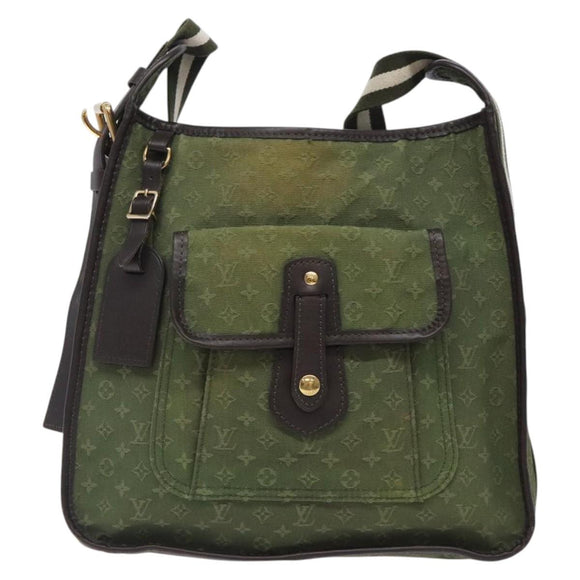 LOUIS VUITTON Monogram Mini Bussus Marie Kate Bag TST Khaki M92324 Auth bs27051