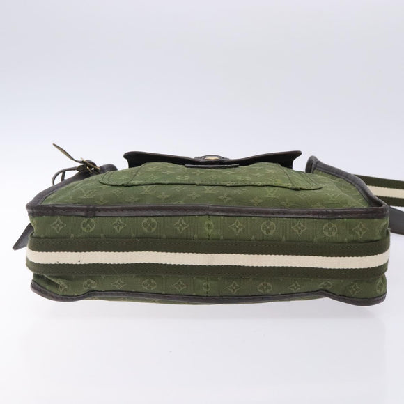 LOUIS VUITTON Monogram Mini Bussus Marie Kate Bag TST Khaki M92324 Auth bs27051