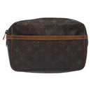 LOUIS VUITTON Monogram Compiegne 23 Clutch Bag M51847 LV Auth bs27055-13