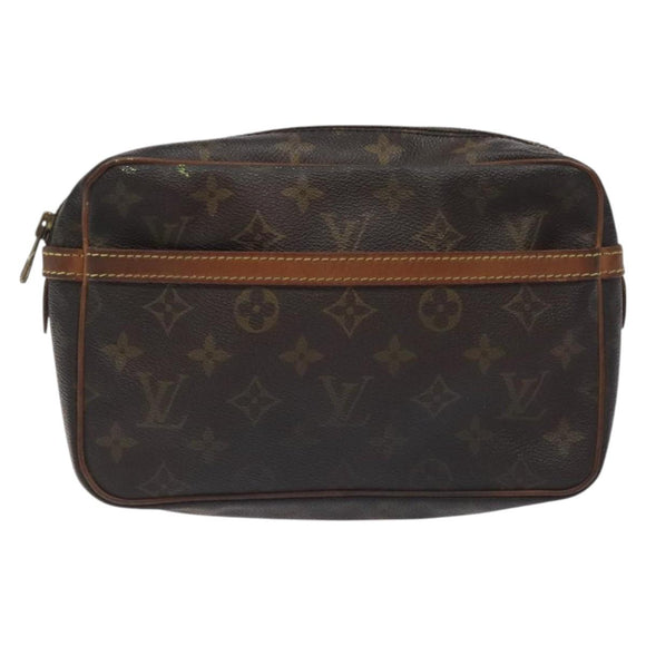 LOUIS VUITTON Monogram Compiegne 23 Clutch Bag M51847 LV Auth bs27055