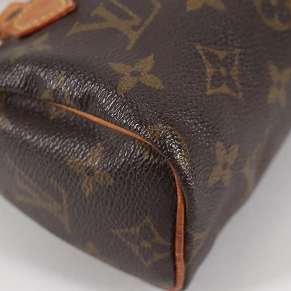 LOUIS VUITTON Monogram Mini Speedy Hand Bag M41534 LV Auth bs27057