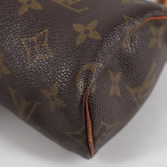 LOUIS VUITTON Monogram Mini Speedy Hand Bag M41534 LV Auth bs27057