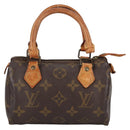 LOUIS VUITTON Monogram Mini Speedy Hand Bag M41534 LV Auth bs27057-2