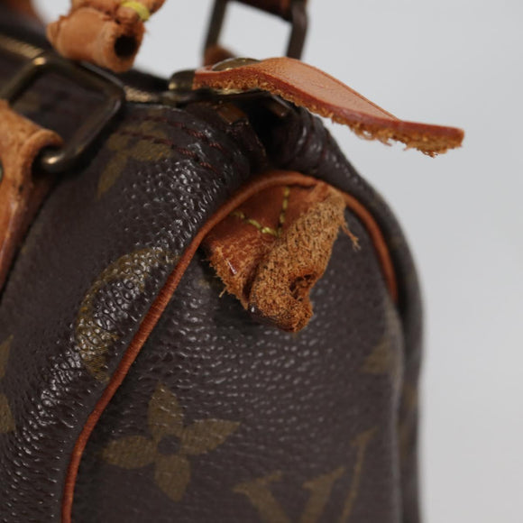 LOUIS VUITTON Monogram Mini Speedy Hand Bag M41534 LV Auth bs27057