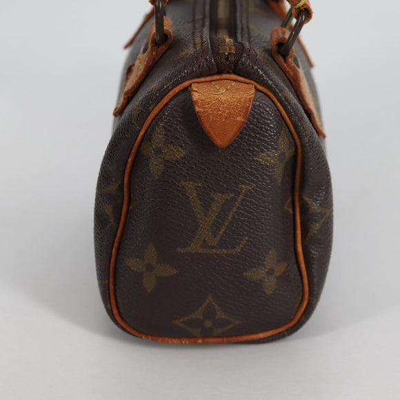LOUIS VUITTON Monogram Mini Speedy Hand Bag M41534 LV Auth bs27057