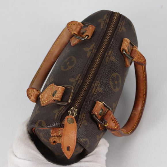 LOUIS VUITTON Monogram Mini Speedy Hand Bag M41534 LV Auth bs27057