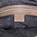 GUCCI GG Canvas Bamboo Tote Bag Beige Silver 232947 Auth bs27063-18