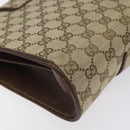 GUCCI GG Canvas Shoulder Bag Beige Gold Auth bs27064-14