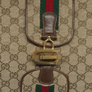 GUCCI GG Canvas Shoulder Bag Beige Gold Auth bs27064-15