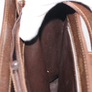 GUCCI GG Canvas Shoulder Bag Beige Gold Auth bs27064-19