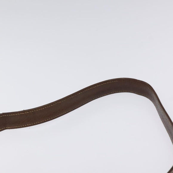 GUCCI GG Canvas Shoulder Bag Beige Gold Auth bs27064