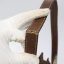 GUCCI GG Canvas Shoulder Bag Beige Gold Auth bs27064-9