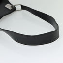 GUCCI Shoulder Bag Nylon Leather Black Silver 001 3307 Auth bs27066-7