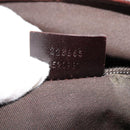 GUCCI Shoulder Bag Leather Brown Gold 223665 Auth bs27067-22
