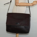 GUCCI Shoulder Bag Leather Brown Gold 223665 Auth bs27067-23