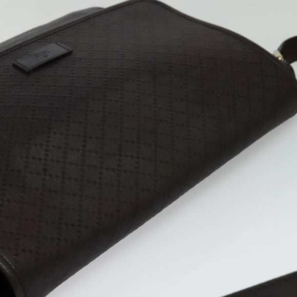 GUCCI Shoulder Bag Leather Brown Gold 223665 Auth bs27067