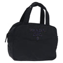 PRADA Hand Bag Nylon Black Auth bs27069-1