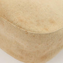 PRADA Shoulder Bag Canvas Beige Silver Auth bs27070-9