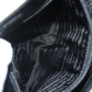 PRADA Shoulder Bag Canvas Beige Silver Auth bs27070-21