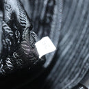 PRADA Shoulder Bag Canvas Beige Silver Auth bs27070-12