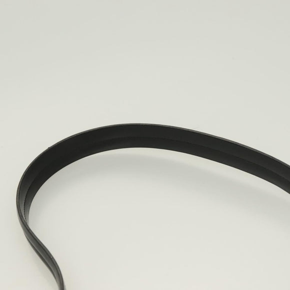 PRADA Shoulder Bag Canvas Beige Silver Auth bs27070