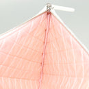 CHANEL Matelasse Clutch Bag Canvas White Silver CC Auth bs27077V-17