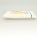 CHANEL Matelasse Clutch Bag Canvas White Silver CC Auth bs27077V-6